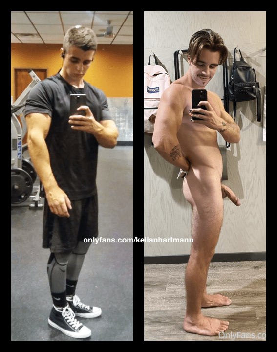 Kellan Hartmann - Hunter Storch - naked in the locker room