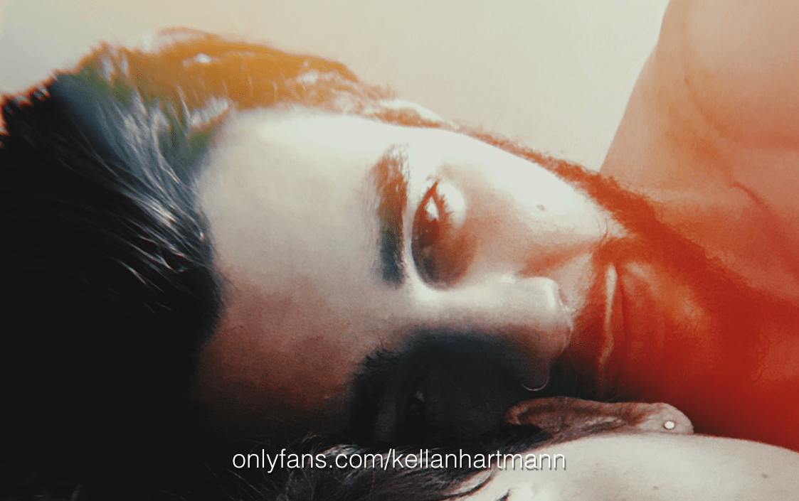 In bed with Kellan Hartmann looking dreamy
