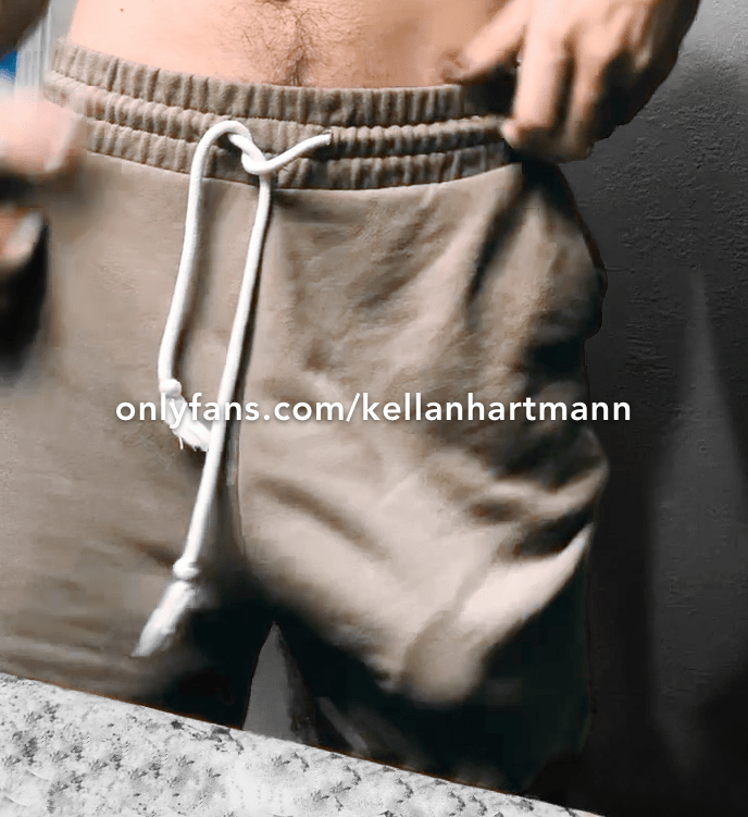 The outline of Kellan Hartmann's cock